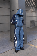 NAVY BLUE NYLON JACKET