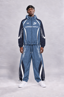 NAVY BLUE NYLON PANTS