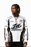 09 WHITE RACING JERSEY