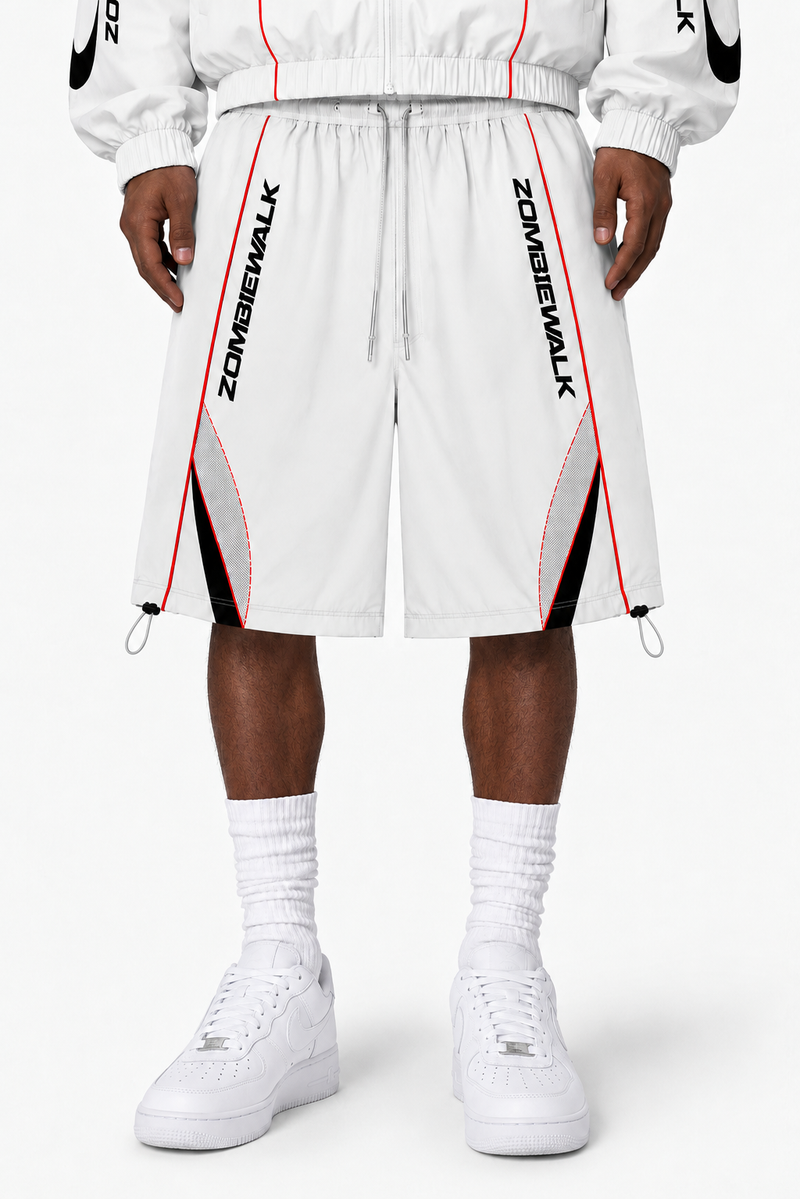 WHITE FANG NYLON SHORTS